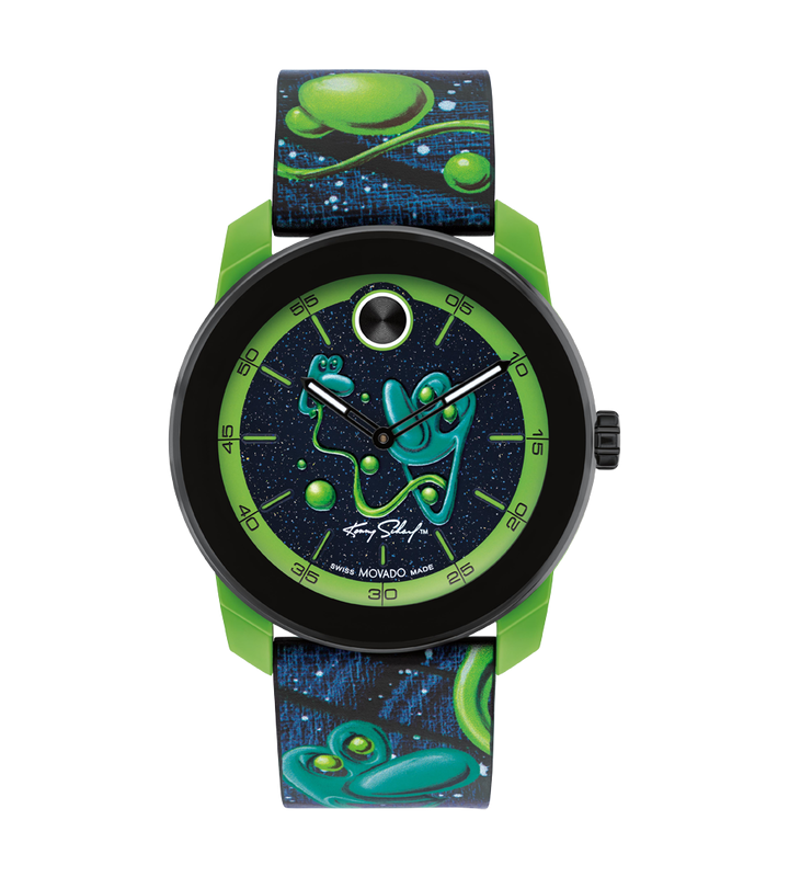 Kenny Scharf X Movado - Blue And Green With Index