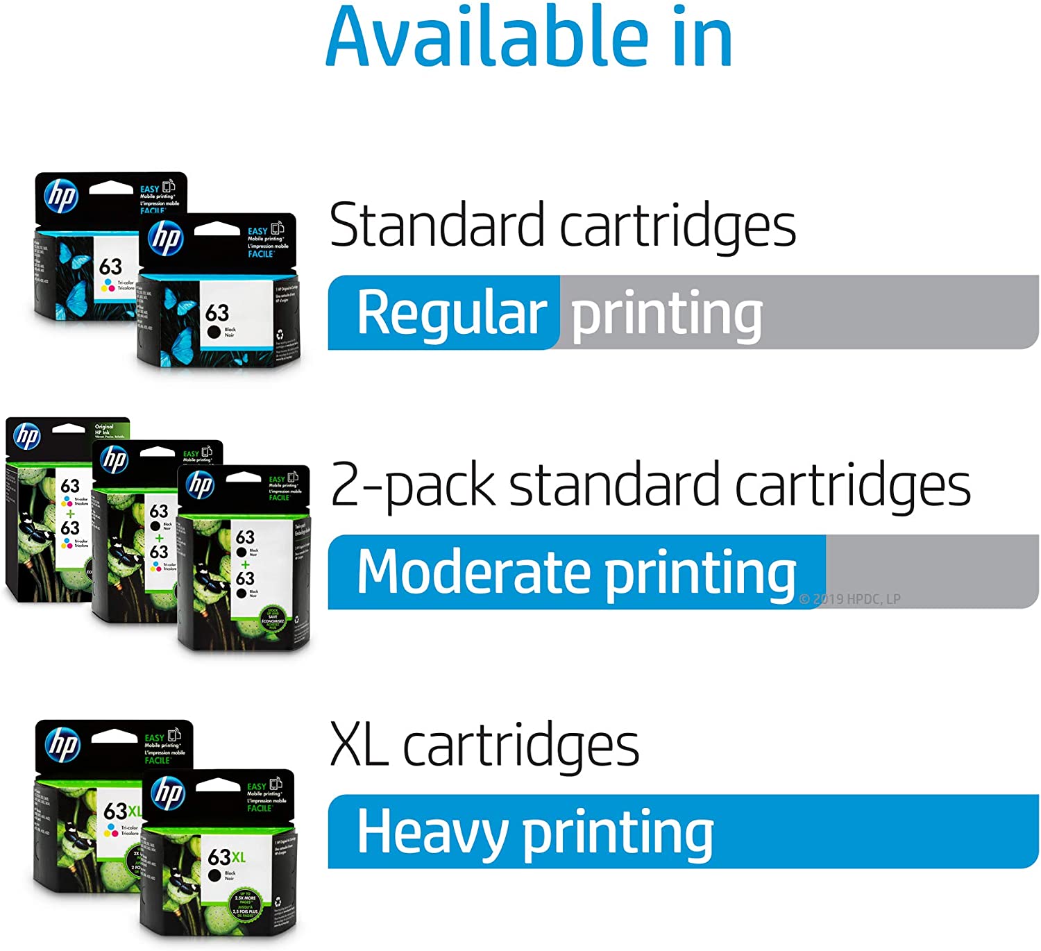 HP 63 Ink Kartuş Black - F6U62AN