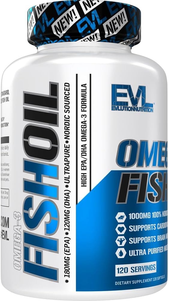 Evlution Nutrition Omega 3 Fish Oil 1250mg