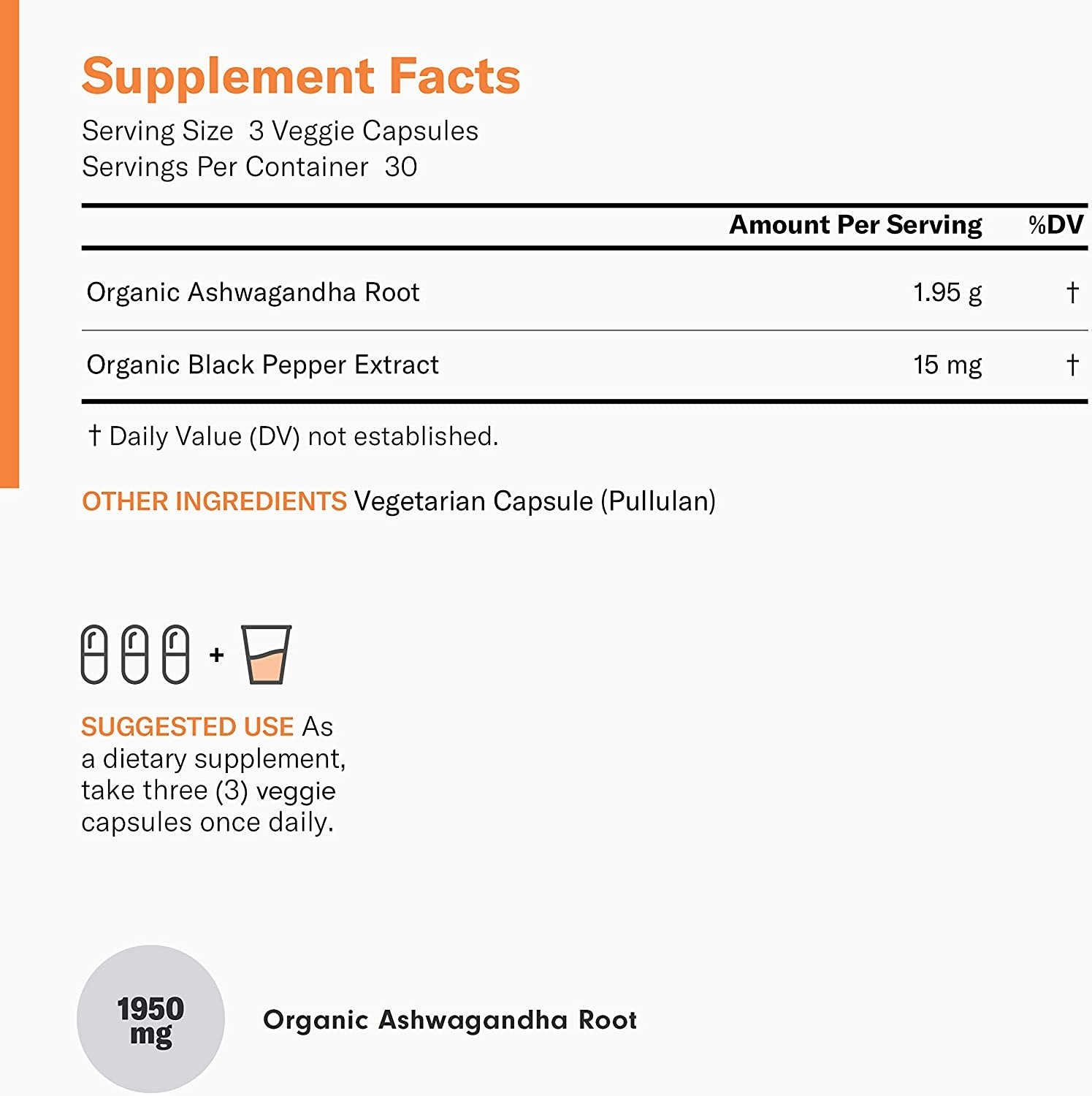 Ashwagandha 1950 mg - 90 Tablet