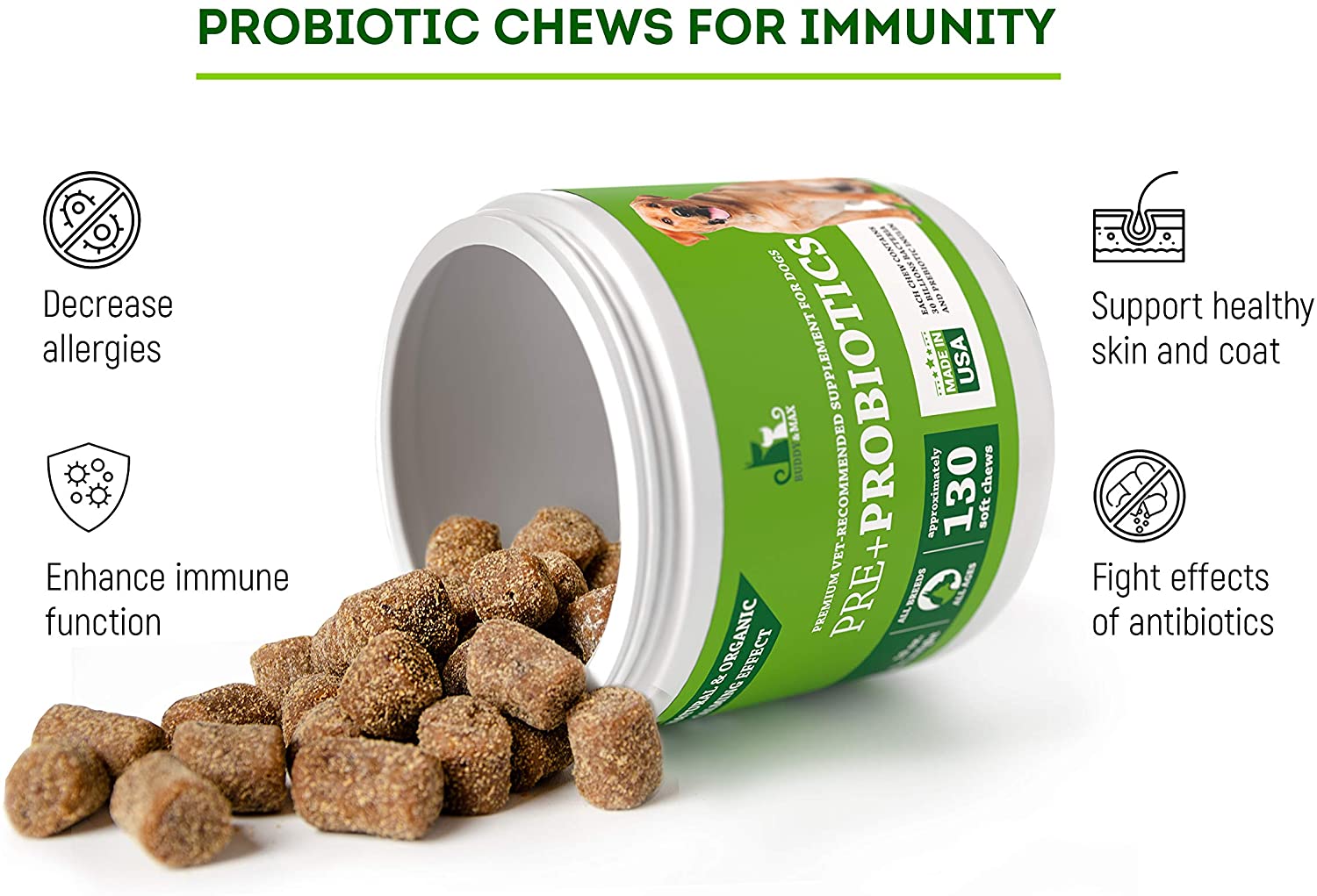 Buddy&Max Probiotics for Dogs