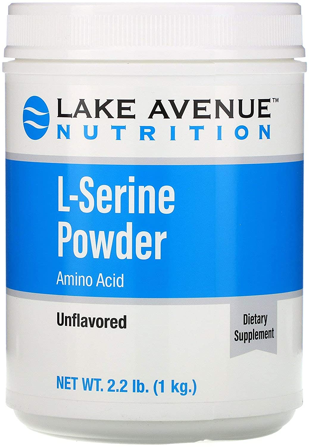 Lake Avenue Nutrition L-Serine Unflavored Powder 2.2 lb