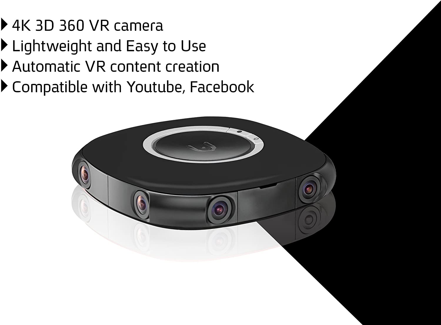 Vuze - 3D 360° 4K VR Camera - Black