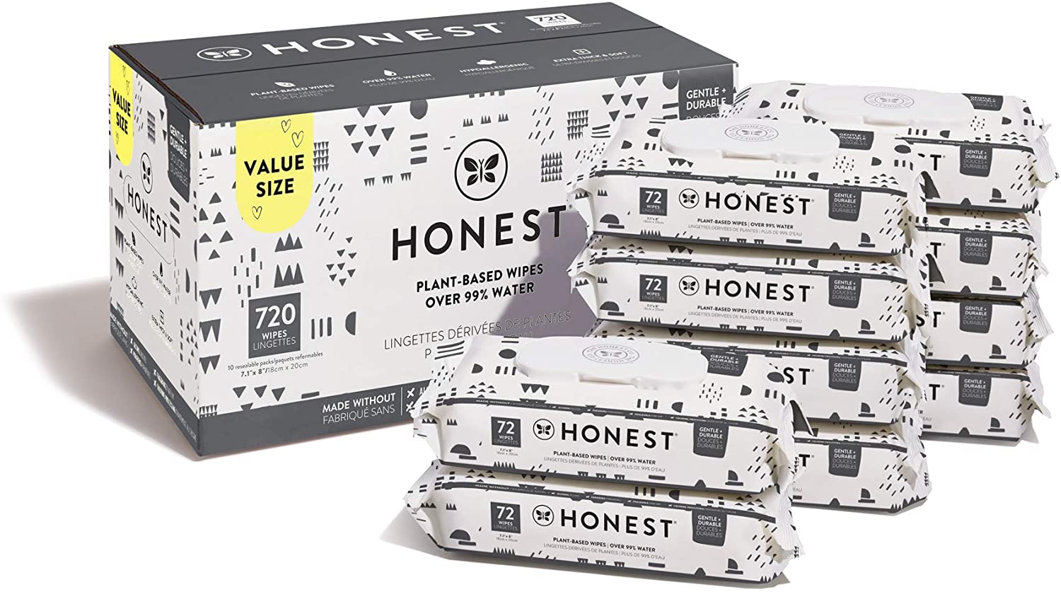 The Honest Company Baby Wipes - 720 Adet