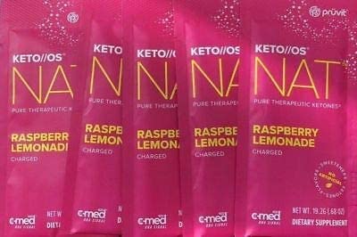 Prüvit Keto//OS NAT Raspberry Lemonade - 20 Paket