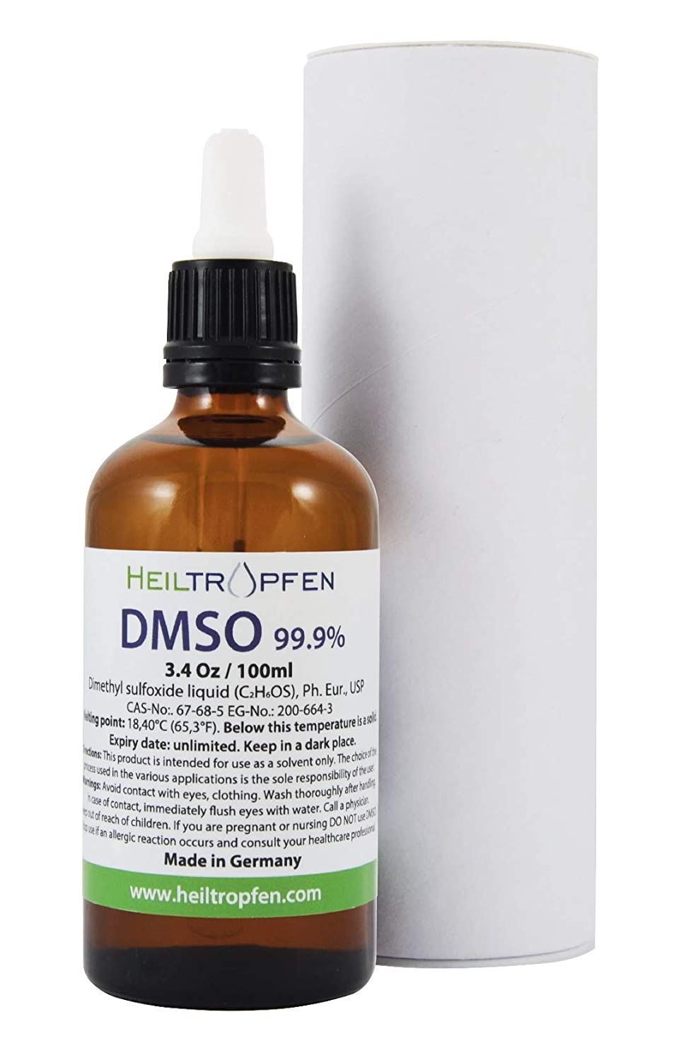 Heiltropfen No Odor DMSO - Dimethyl sulfoxide liquid - 3.4 Oz / 100ml