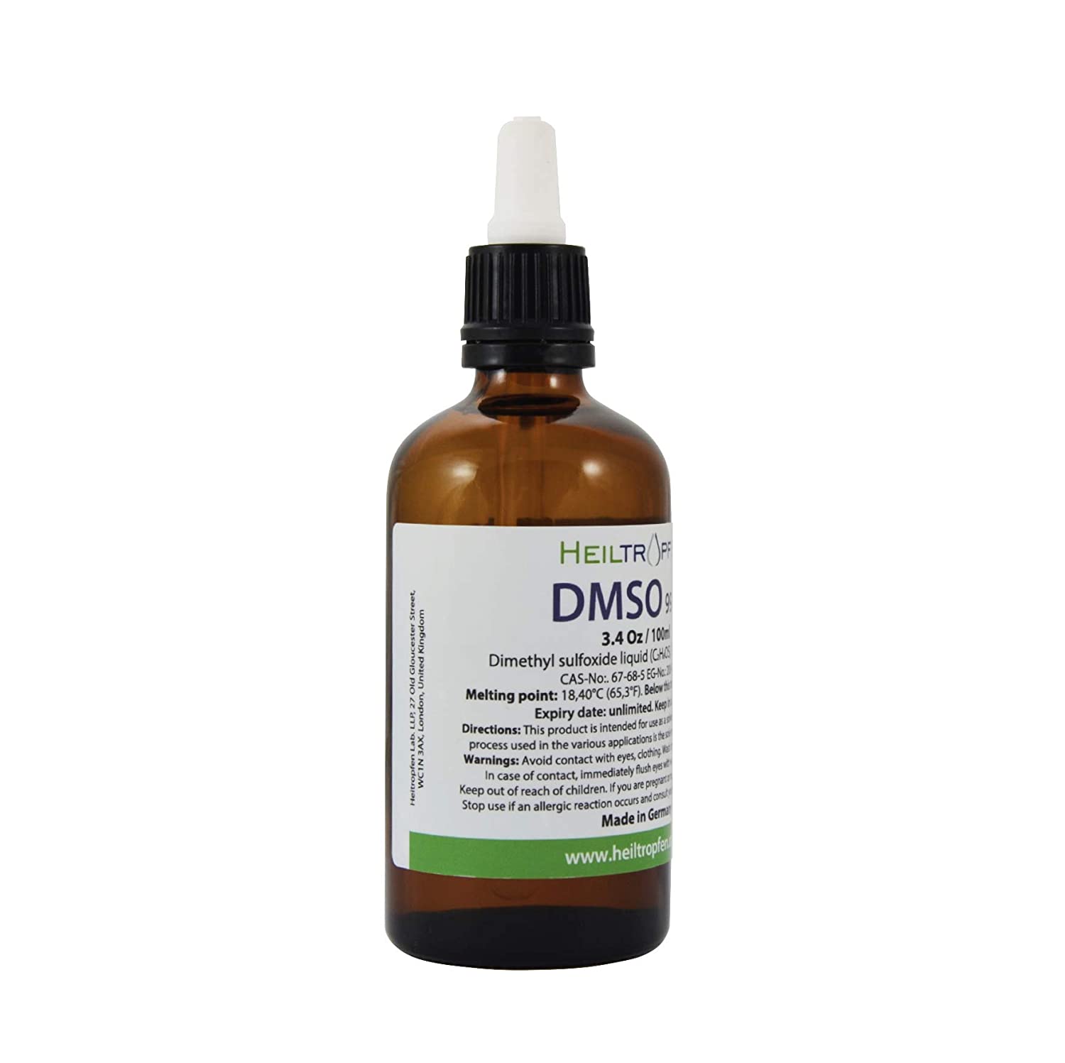 Heiltropfen No Odor DMSO - Dimethyl sulfoxide liquid - 3.4 Oz / 100ml