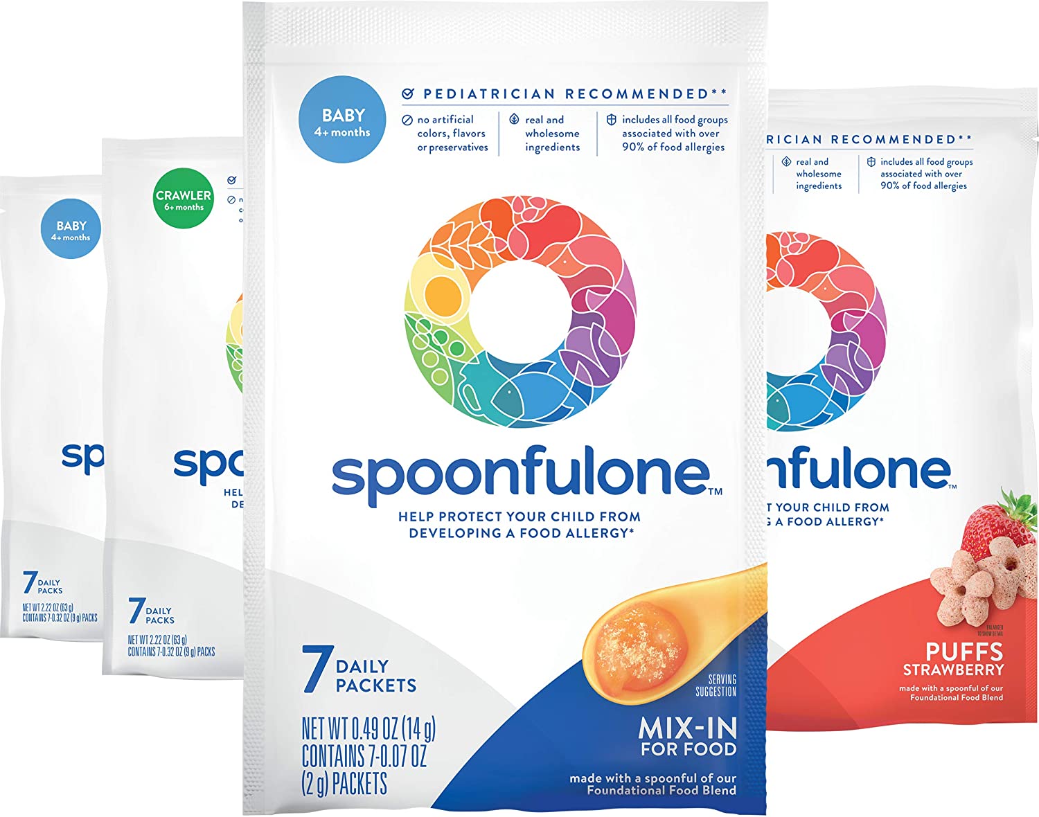 SpoonfulOne Early Allergen Introduction Starter Pack - 28'li Paket