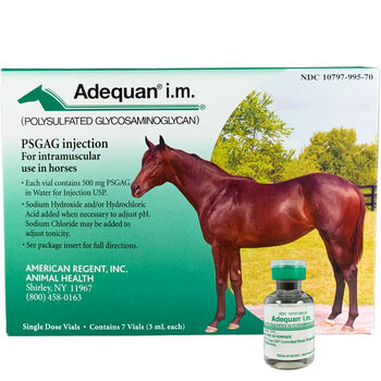 Adequan i.m. Equine 500mg / 5ml Single Dose Vial 7ct