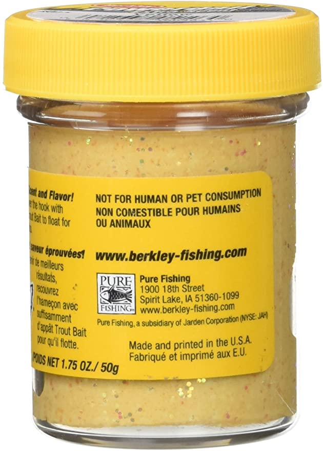 Berkley PowerBait Glitter Trout Bait Yellow