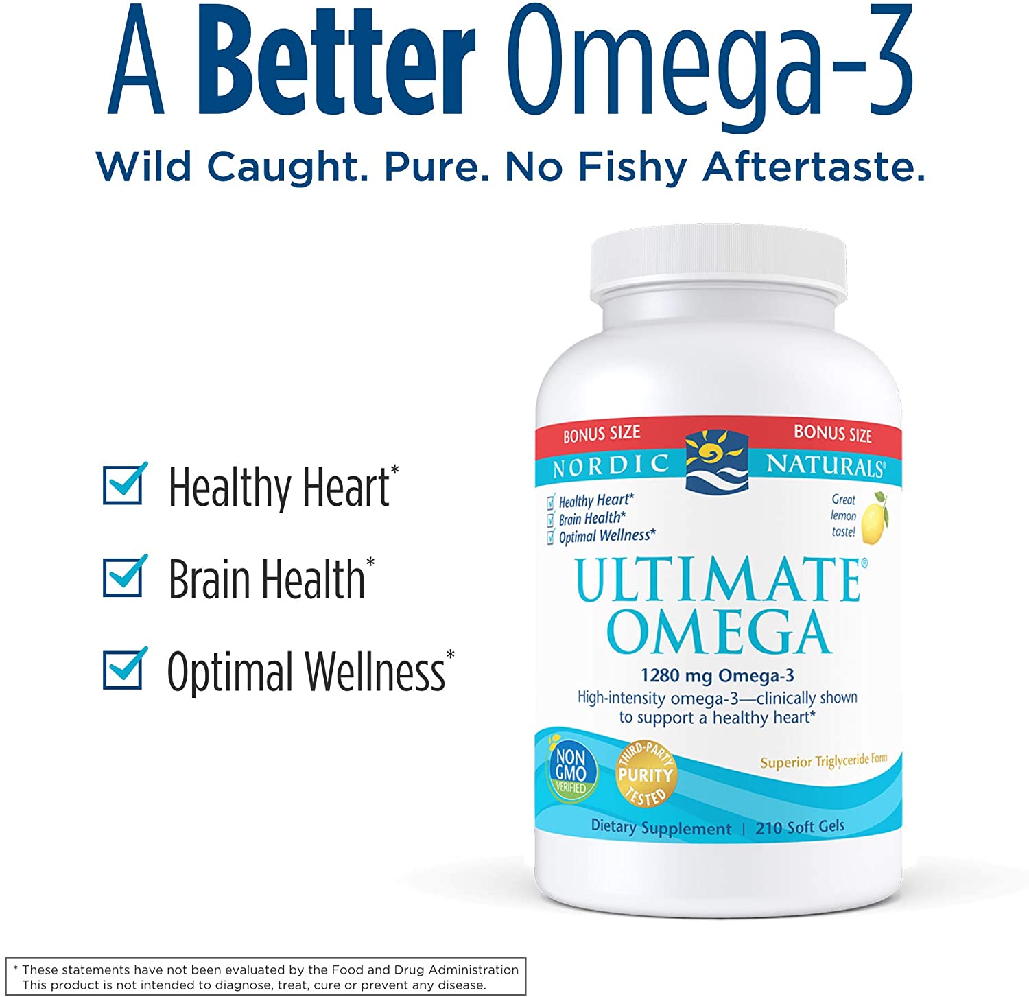 Nordic Naturals Ultimate Omega 3 1280 mg - 210 Tablet