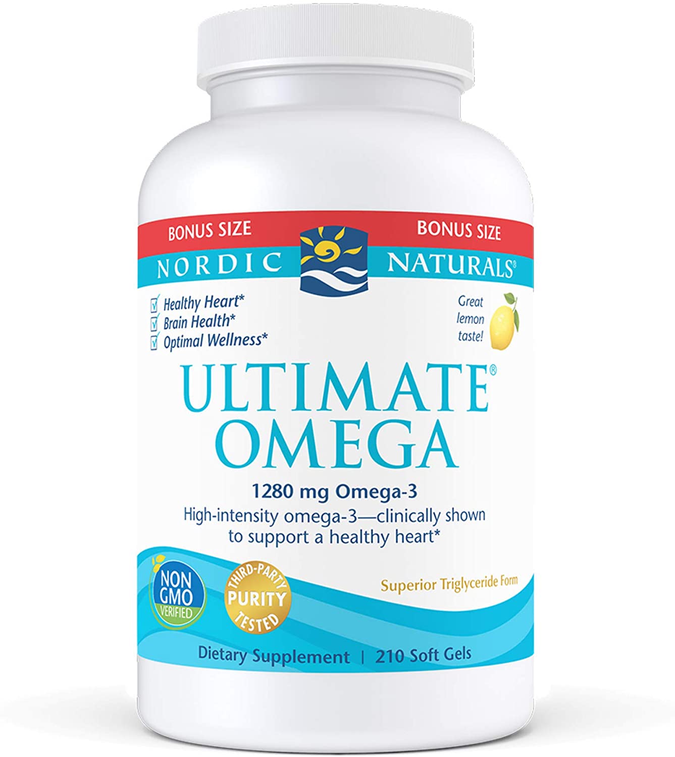 Nordic Naturals Ultimate Omega 3 1280 mg - 210 Tablet