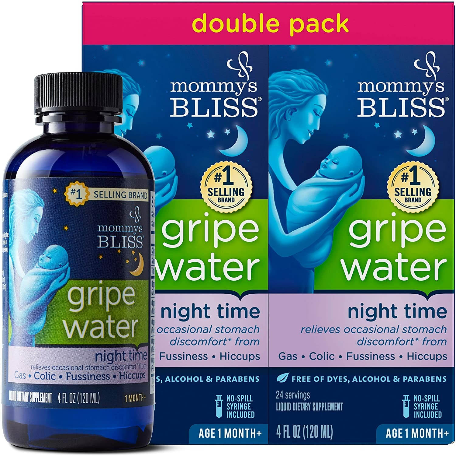 Mommy's Bliss Night Time Gripe Water - 8 Fl Oz (2 Şişe)