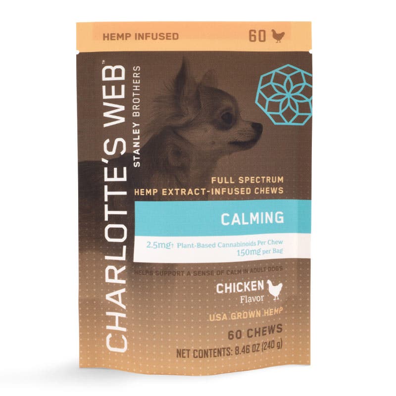 Charlotte's Web Calming Chews for Dogs - 60 Adet