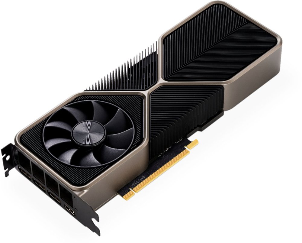 NVIDIA GeForce RTX 3080 10GB GDDR6X PCI Express 4.0 Graphics Card - Titanium and Black