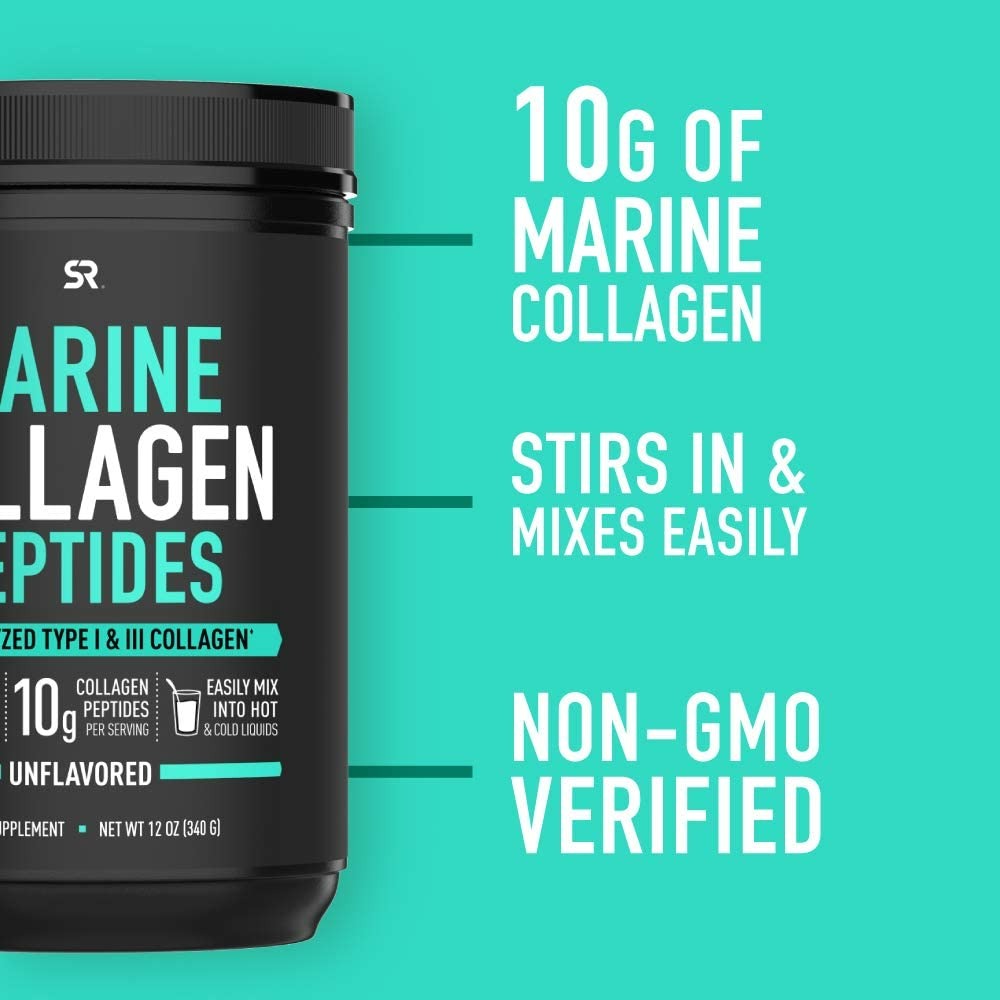 Marine Collagen Peptides Powder - 34 Servis