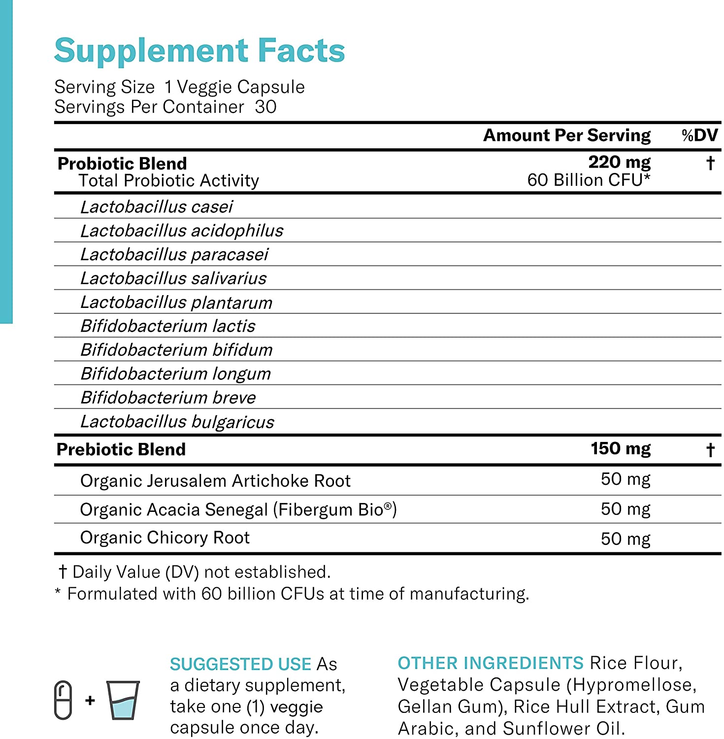 Physician's Choice Probiotics 60 Billion CFU - 30 Tablet