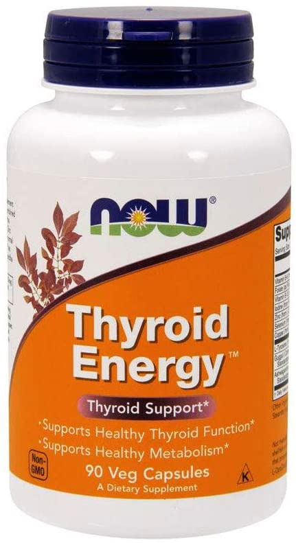 NOW Foods Thyroid (L-Tyrosine) Energy - 90 Tablet