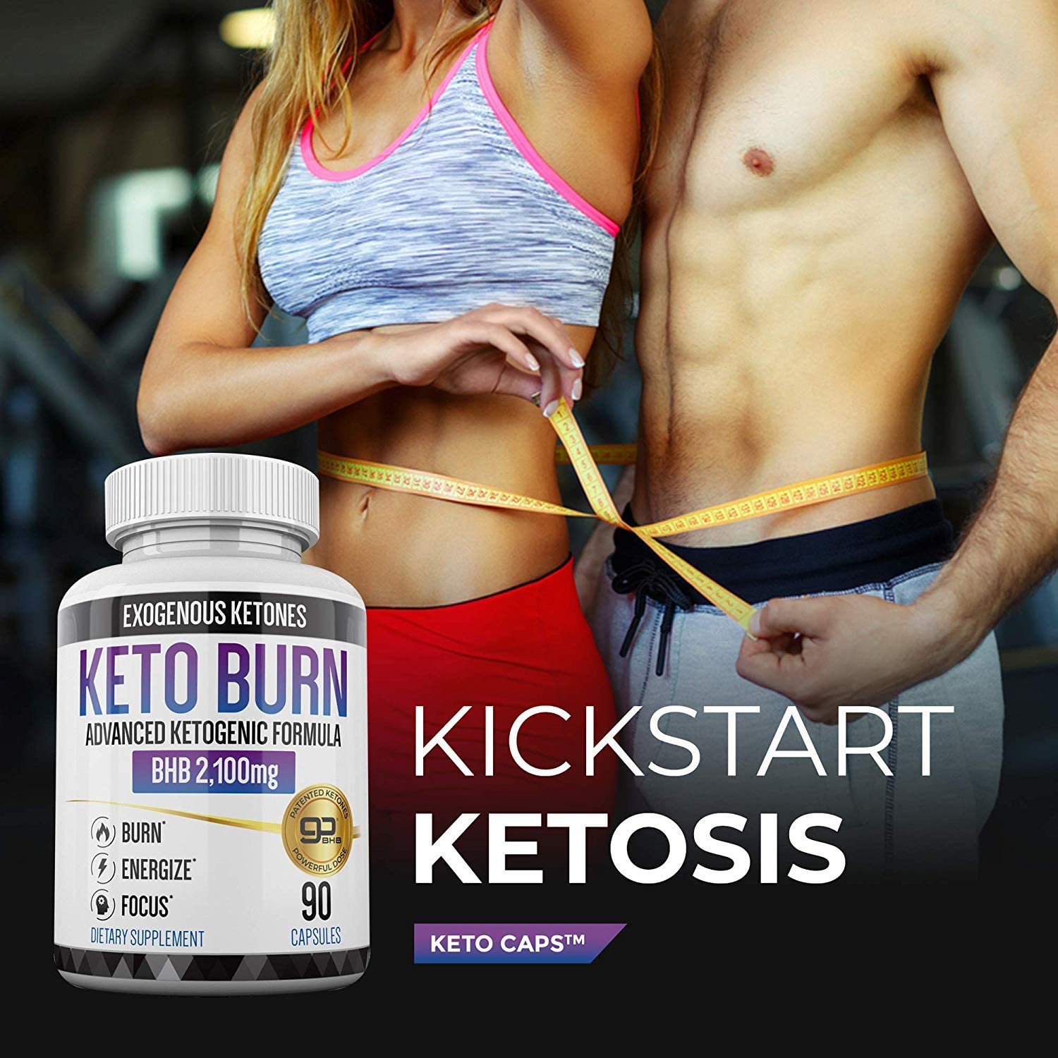 Exogenous Ketones Keto Burn 2100mg - 90 Tablet