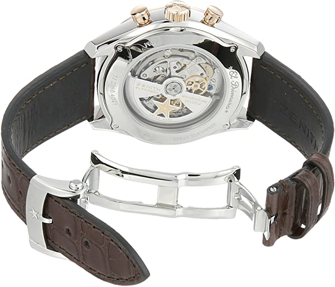 Zenith Men's 5121604047.01C El primero Analog Display Swiss Automatic Brown Watch