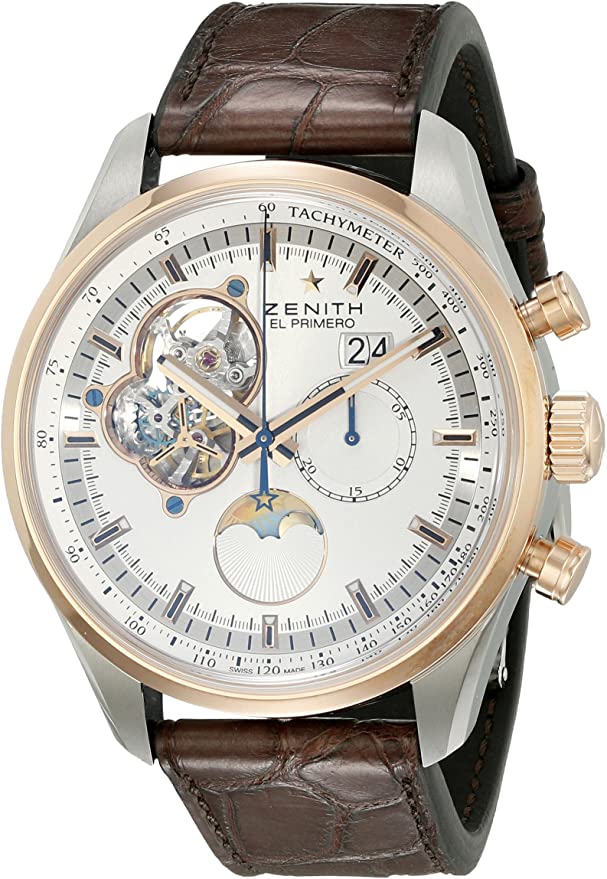 Zenith Men's 5121604047.01C El primero Analog Display Swiss Automatic Brown Watch