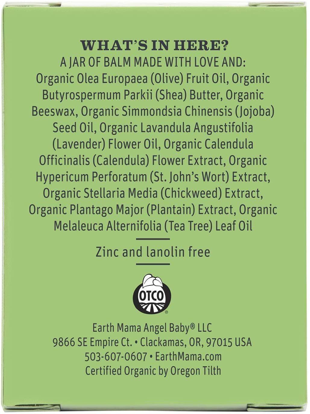 Earth Mama Organic Diaper Balm