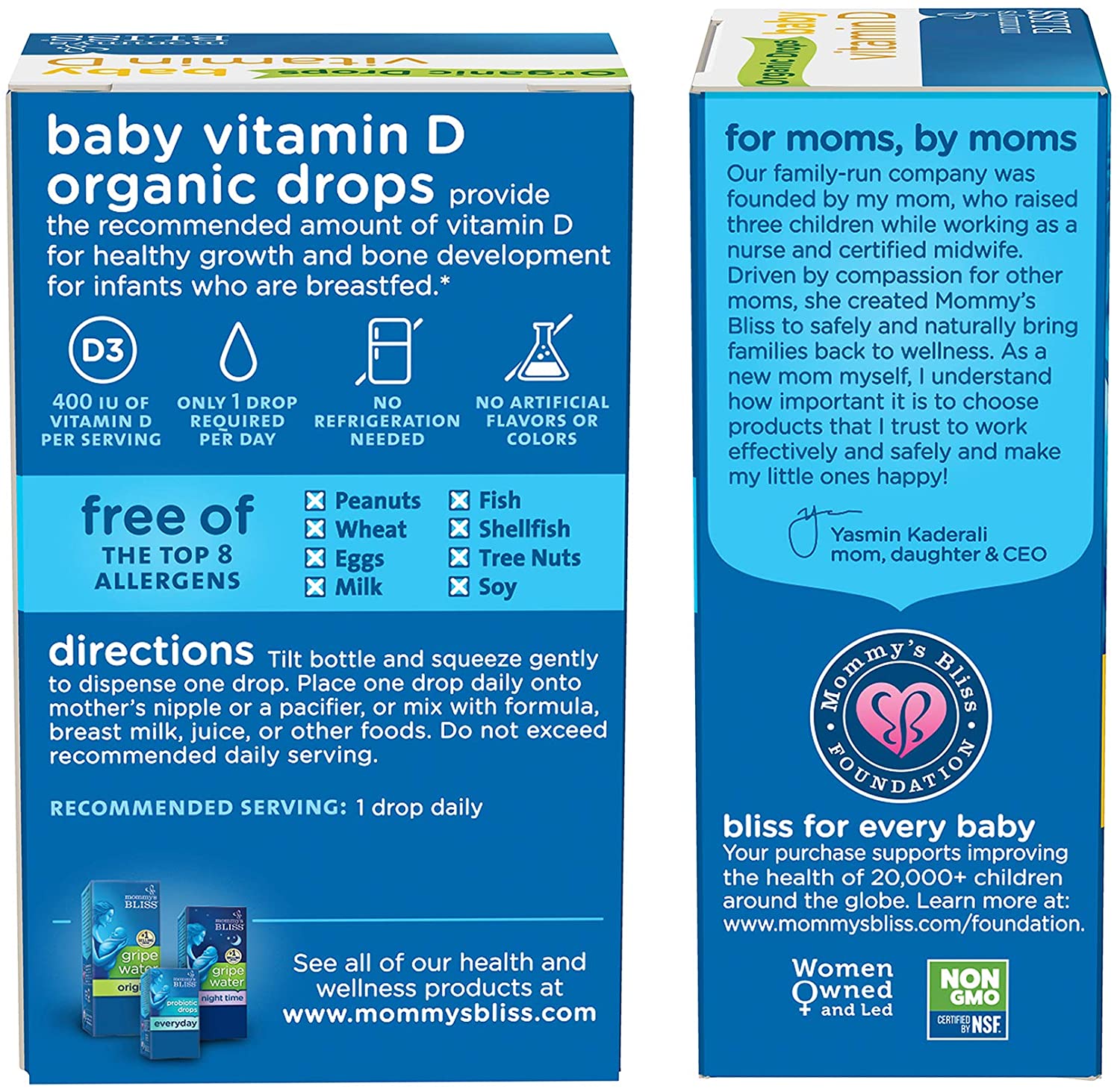 Mommy's Bliss Organic Drops Vitamin D - 3.24ml