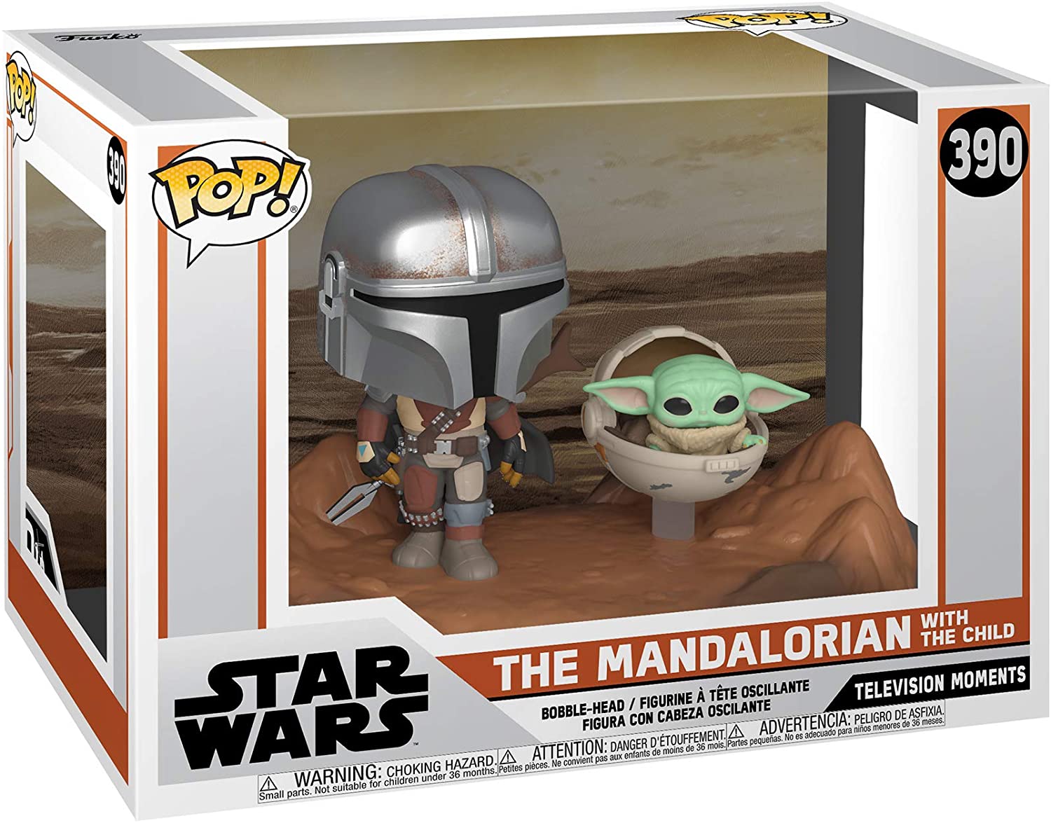 Funko Pop! Star Wars : Mandalorian and The Child Vinyl Bobblehead