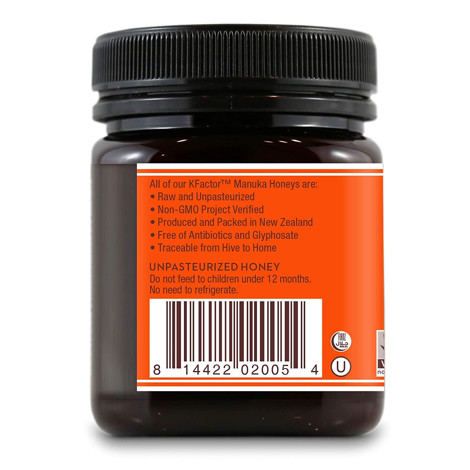 Wedderspoon Raw Premium Unpasteurized Manuka Honey KFactor 16 - 8.8 Oz