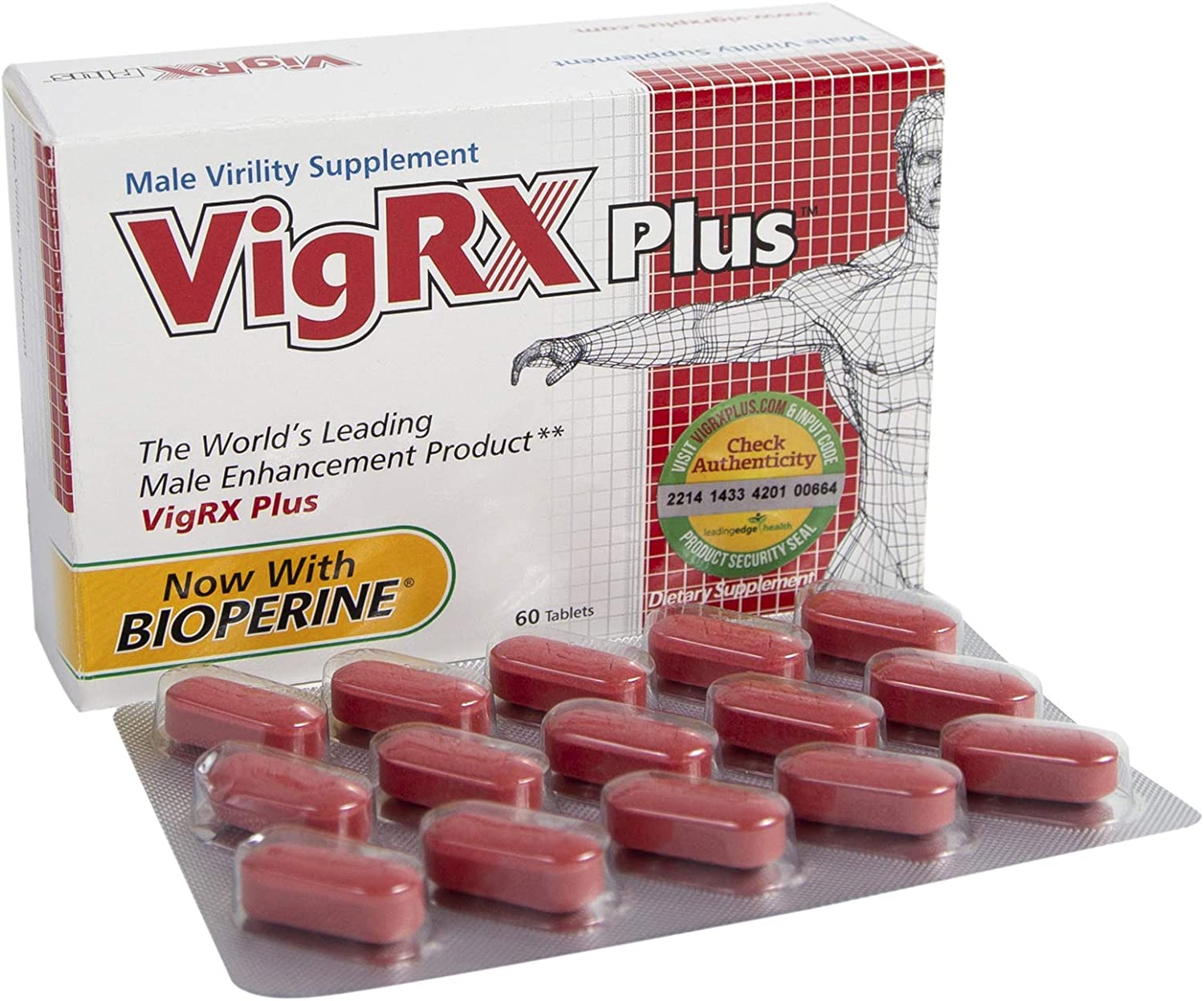 VigRX Plus Male Virility Herbal Dietary Supplement Pill - 60 Tablet