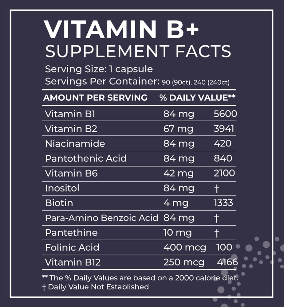 BodyBio Vitamin B - 90 Tablet