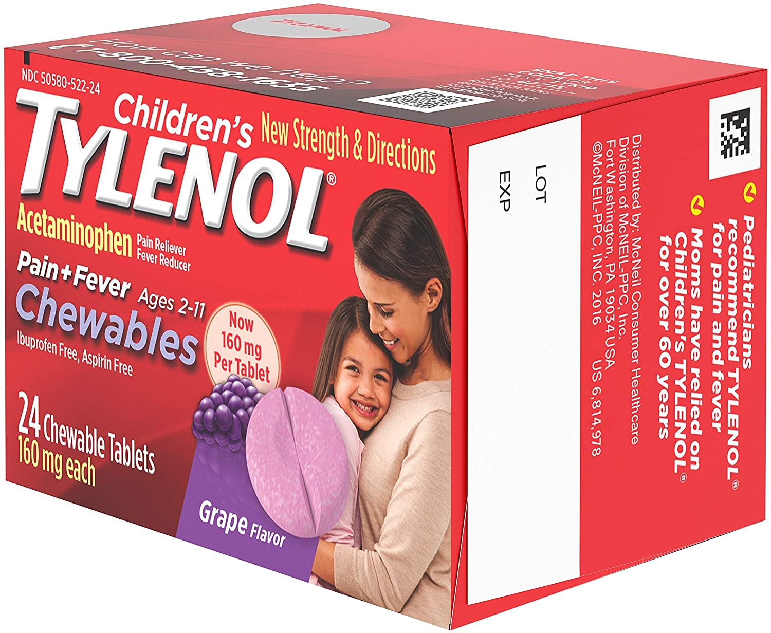 Tylenol Children's Chewables - 24 Tablet