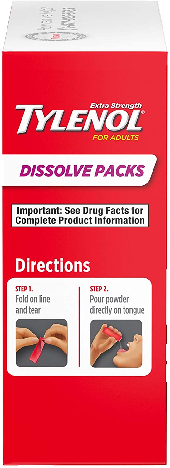 Tylenol Extra Strength Dissolve Packs - 32 Paket