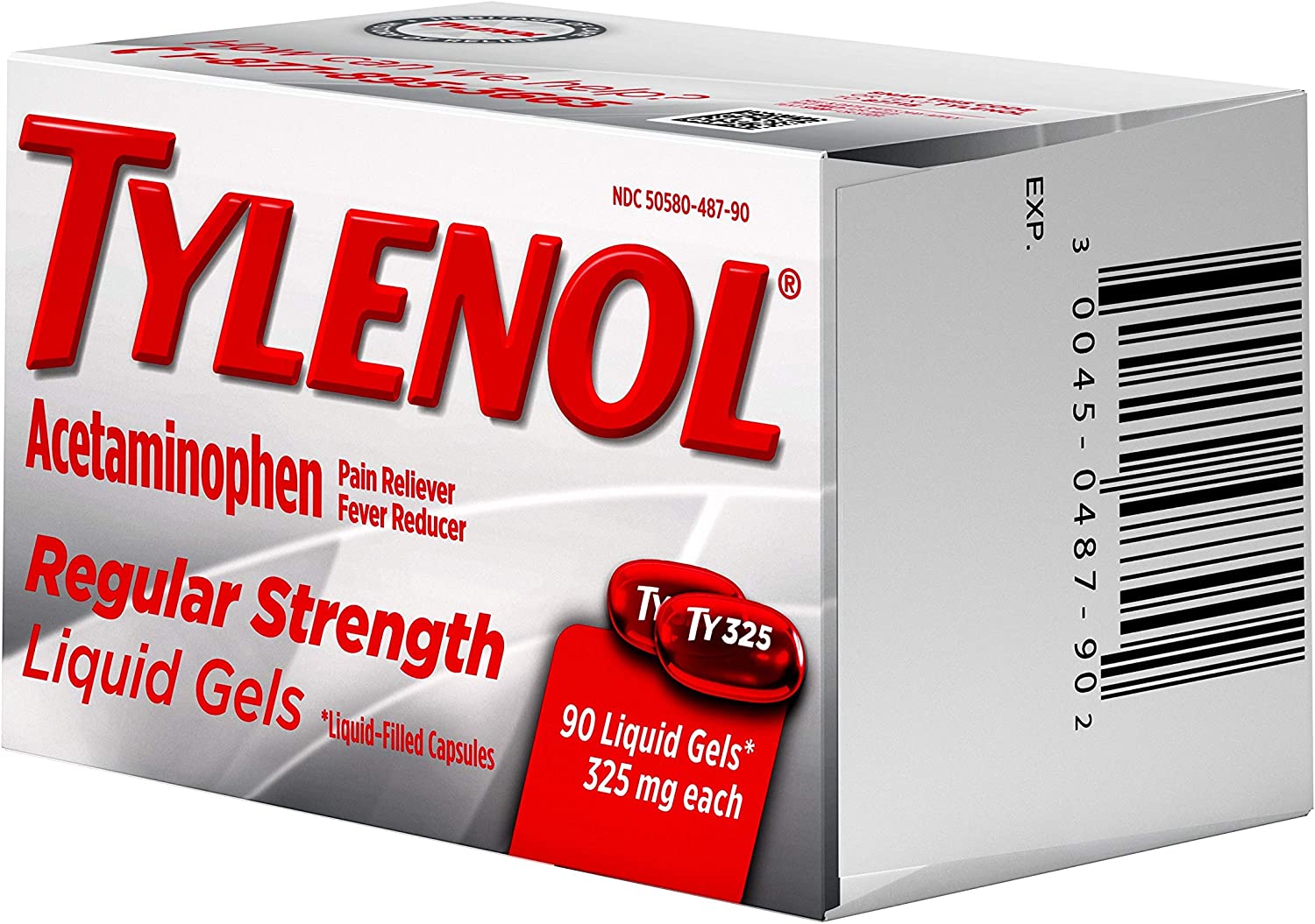 Tylenol Regular Strength Liquid Gels - 90 Tablet