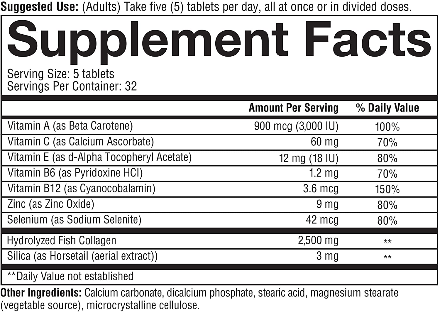 Youtheory Marine Collagen - 160 Tablet