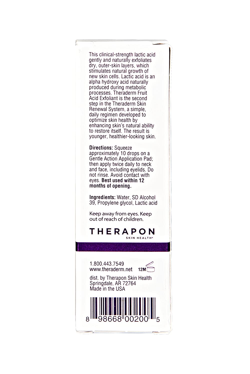 Theraderm Fruit Acid Exfoliant - 60 ml