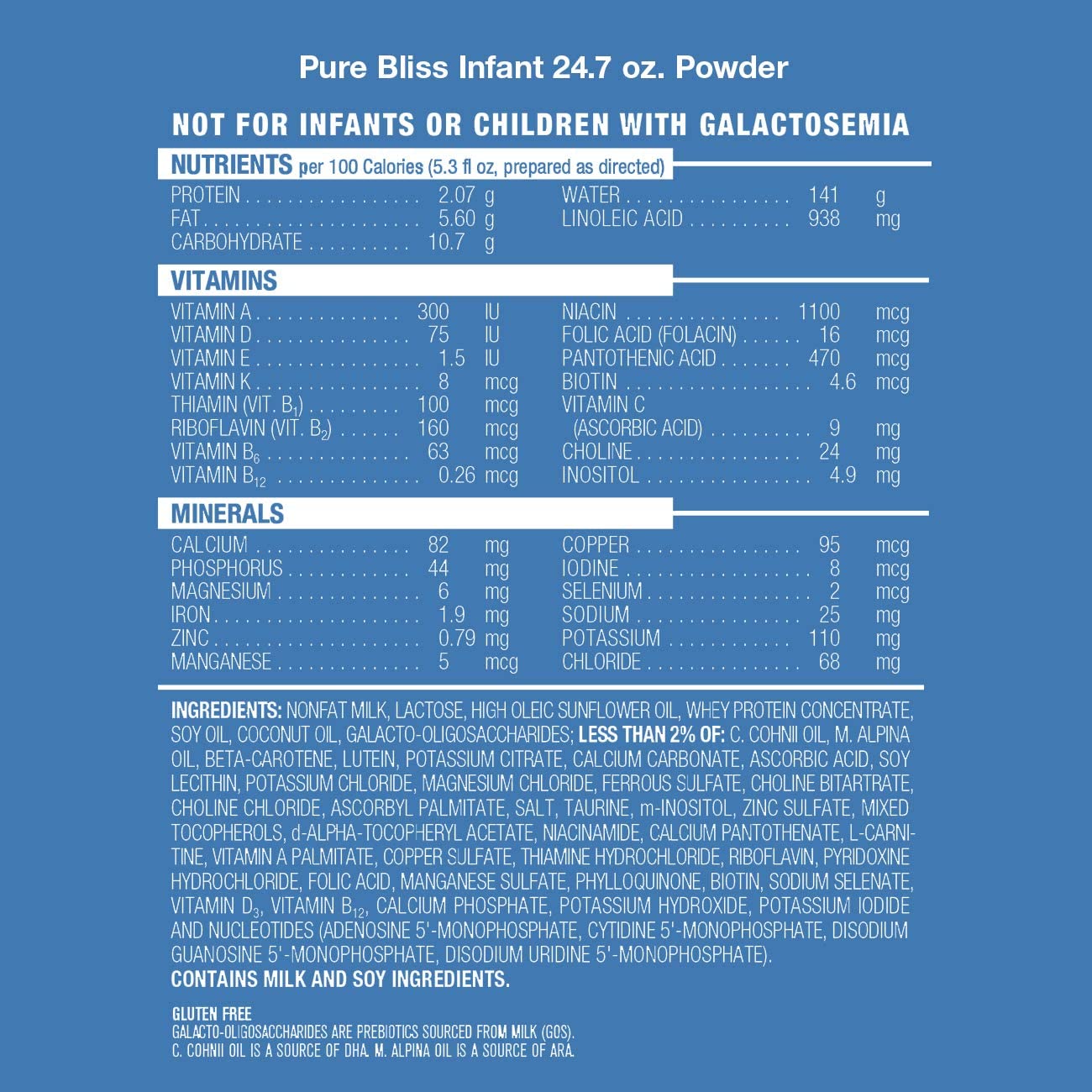 Similac Pure Bliss Infant Formula Modeled After Breast Milk -  4 Adet