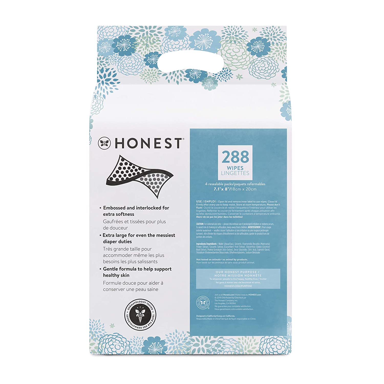 The Honest Company Baby Wipes - 288 Adet