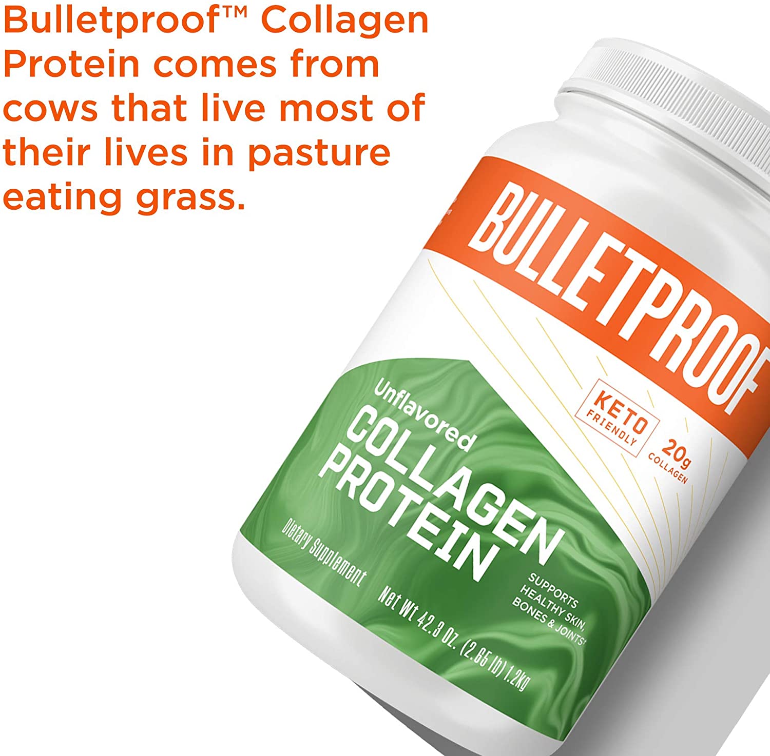 Bulletproof Unflavored Collagen Protein Powder - 1,2 kg