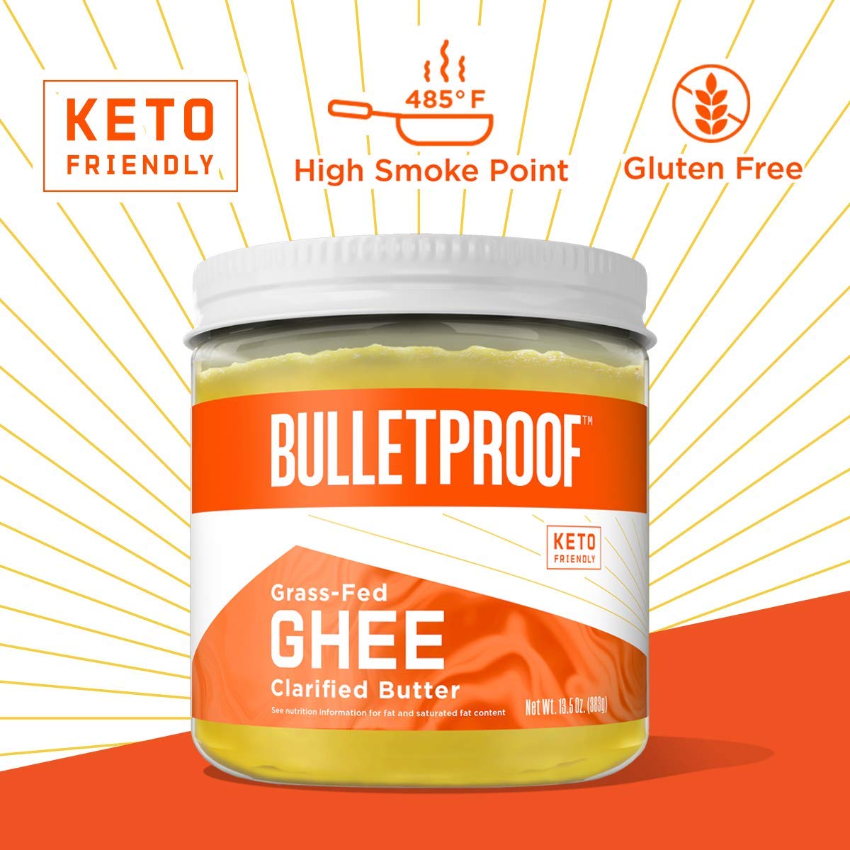 Bulletproof Grass Fed Ghee Clarified Butter - 383 g