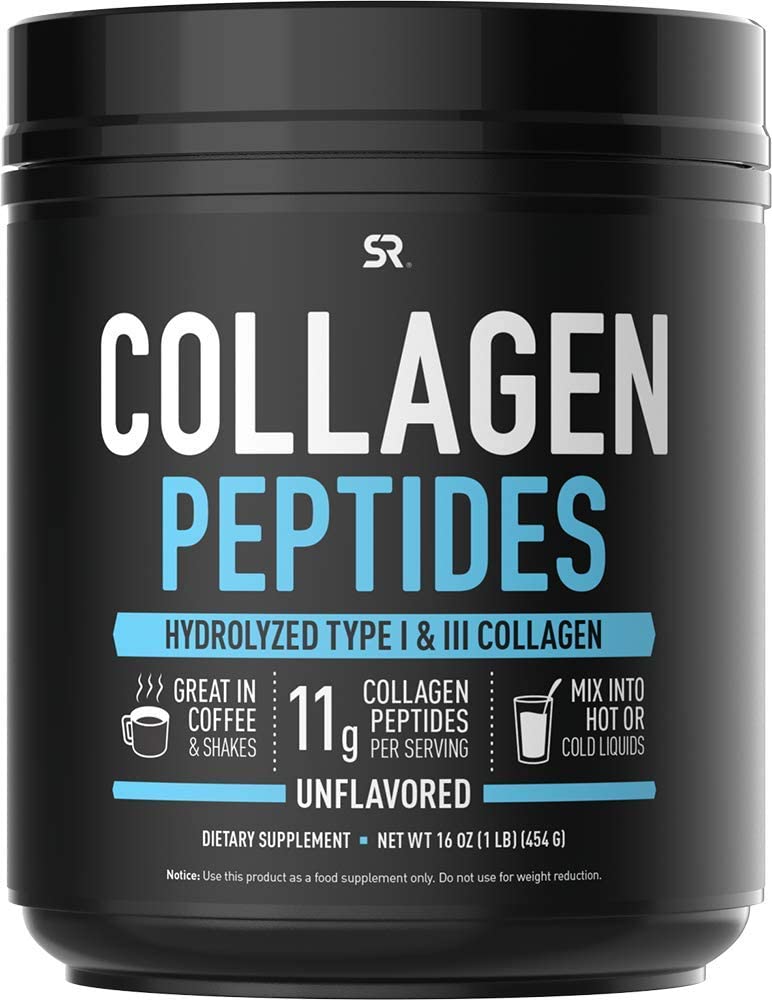 Sports Research Collagen Peptides Powder - 454 g