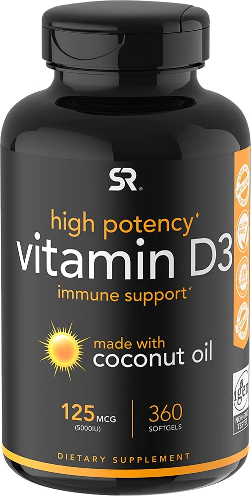 Sports Research Vitamin D3 Tablet - 360 Tablet