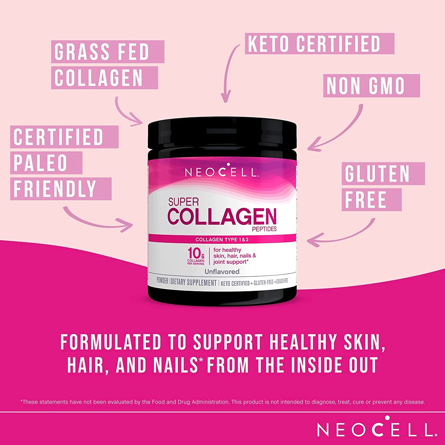 NeoCell Super Collagen Peptides Powder - 200 gr