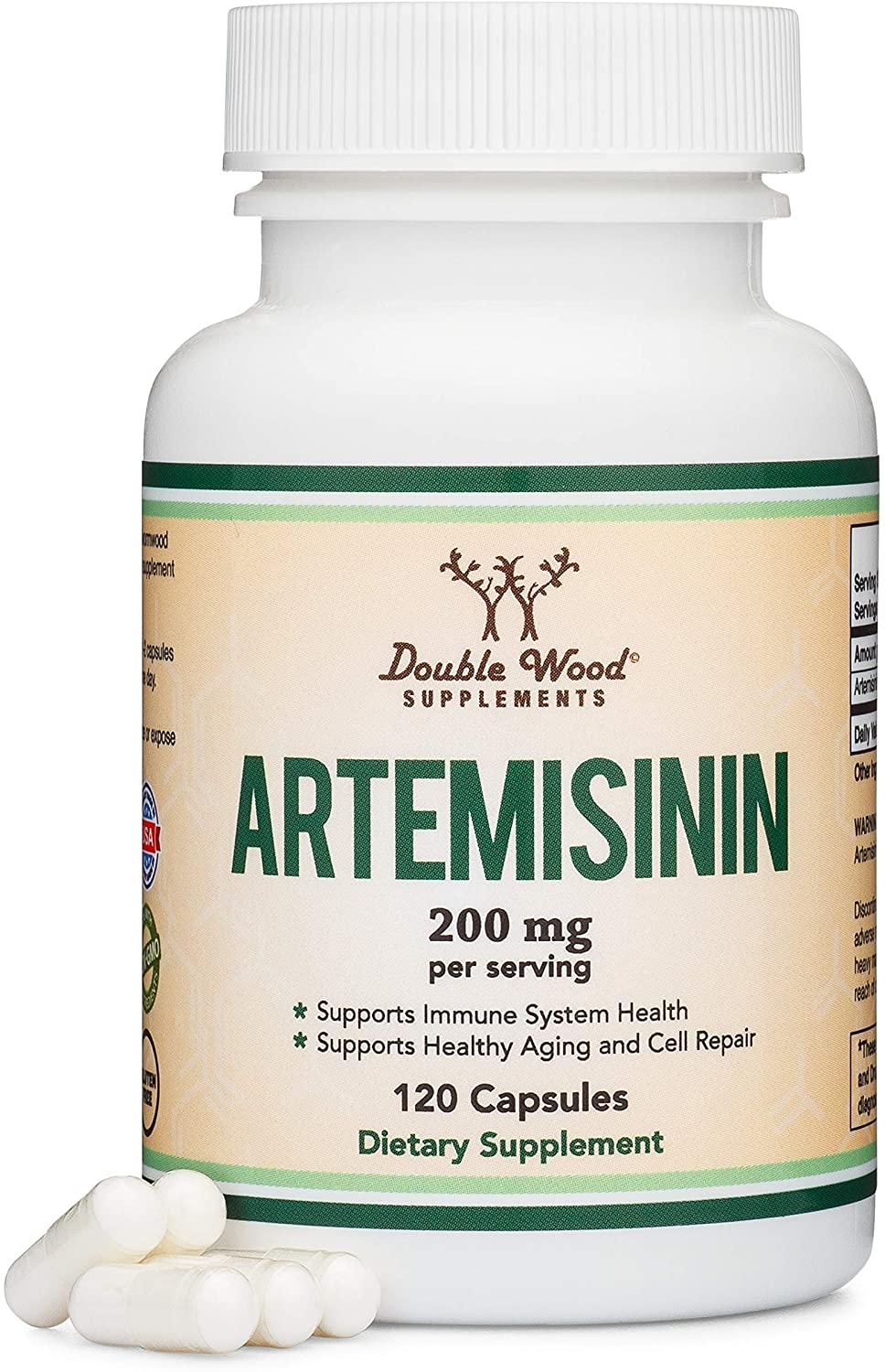 Double Wood Supplements Artemisinin - 120 Tablet