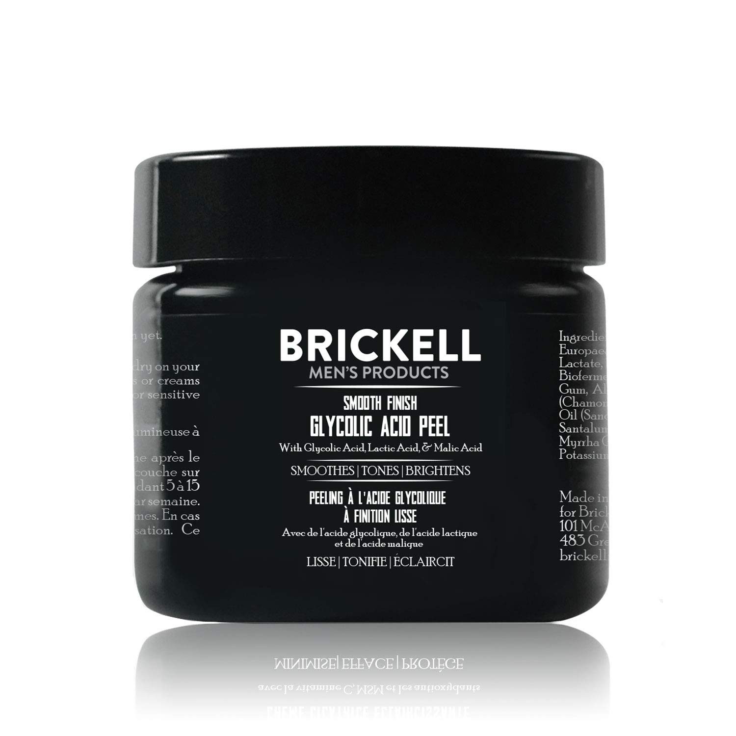 Brickell Men's Smooth Finish Glycolic Acid Peel - 2 Ounce