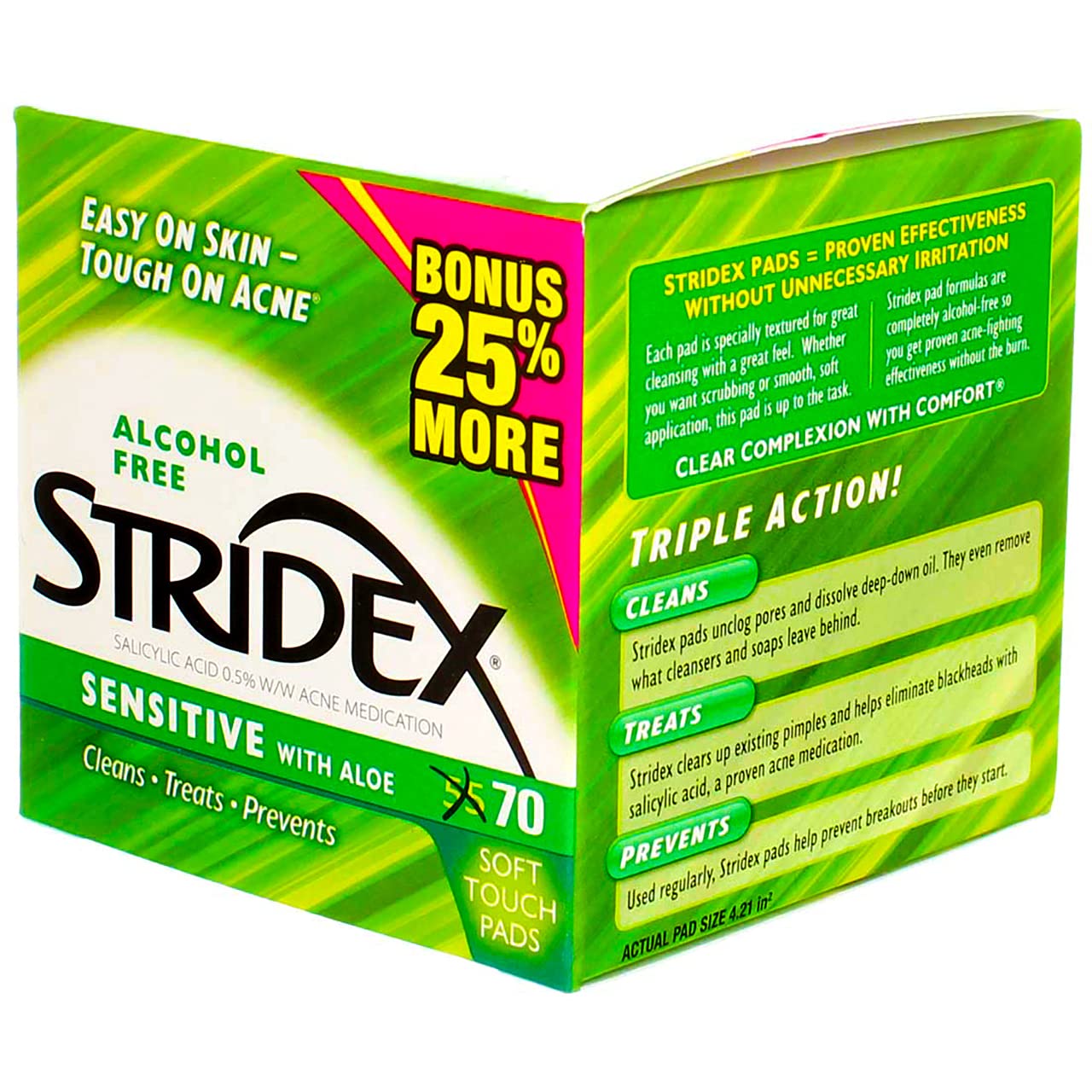 Stridex Daily Care Acne Pads - 70 Adet