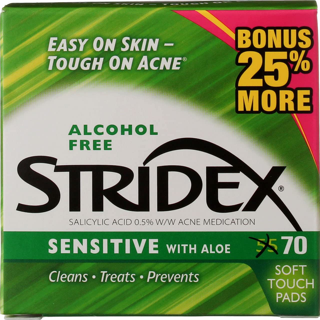 Stridex Daily Care Acne Pads - 70 Adet