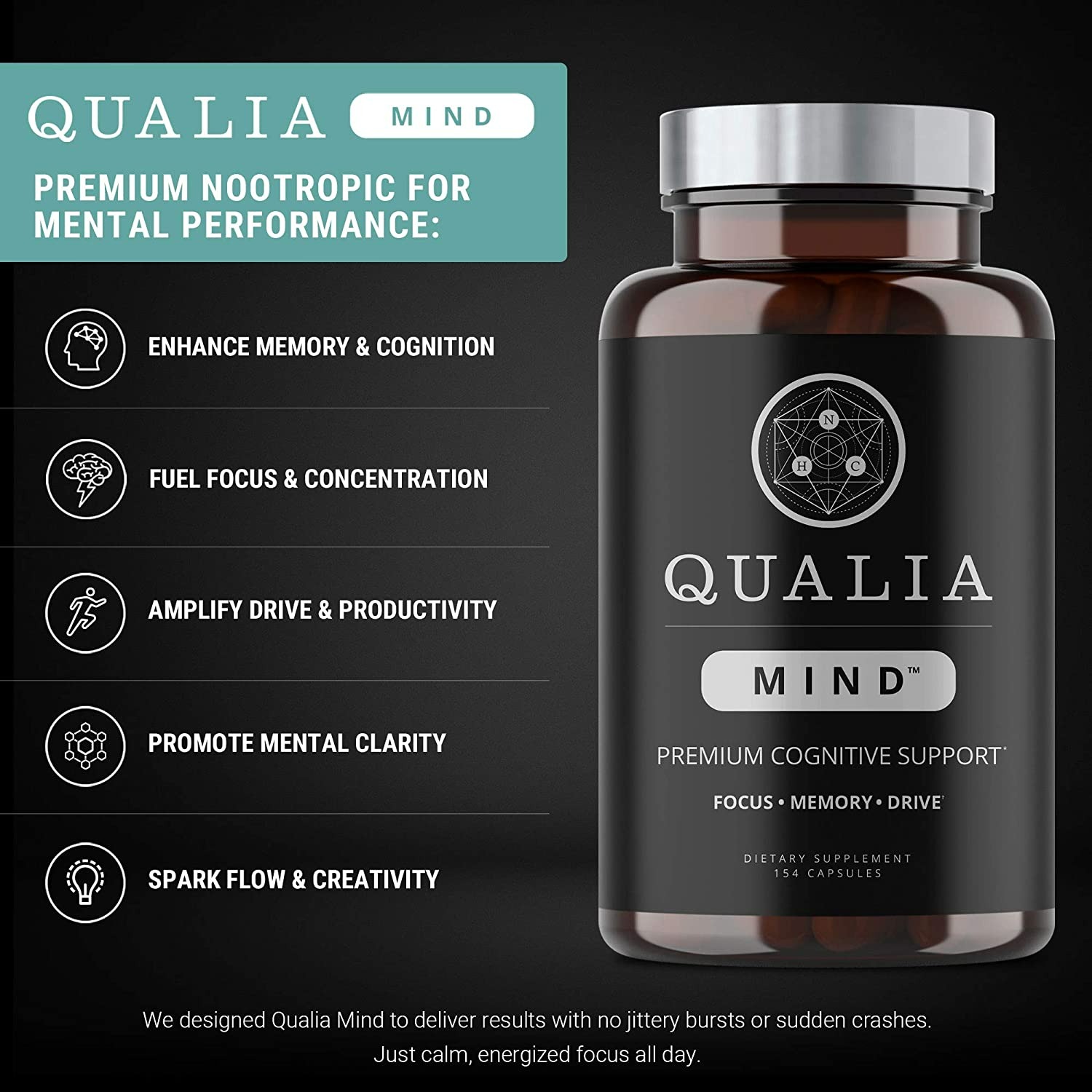 Qualia Mind Nootropics - 154 Tablet