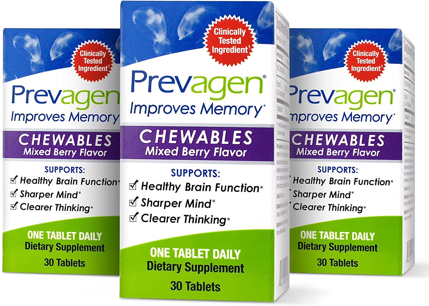 Prevagen Improves Memory 3 Pack - 30 Tablet