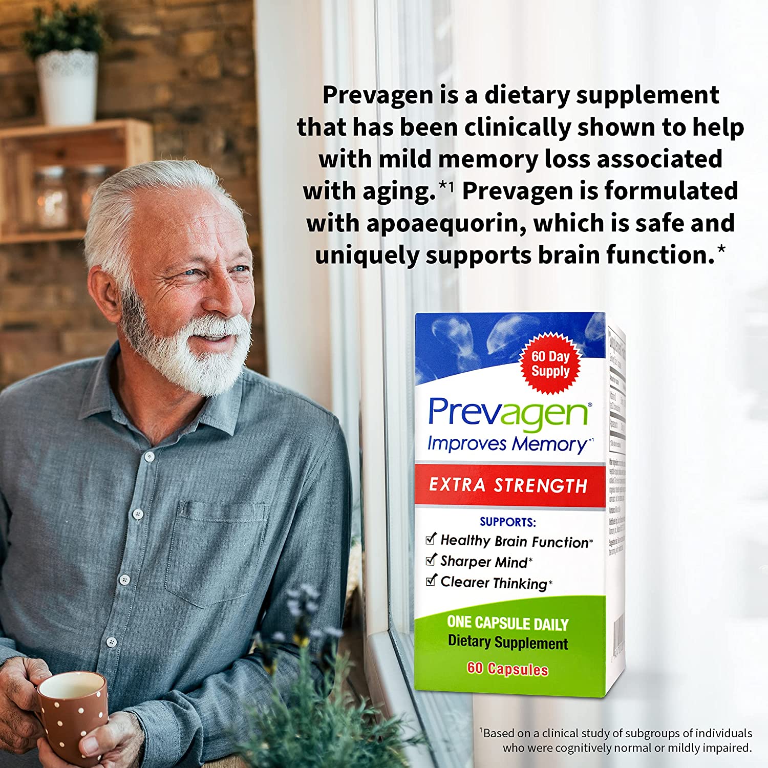 Prevagen Improves Memory Extra Strength - 60 Tablet